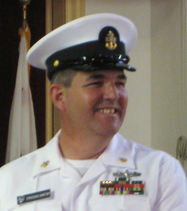 the author at his Navy Retirement